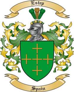 Estep Family Crest from Spain