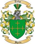 Estep Family Crest from Spain