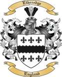 Etheredge Family Crest from England