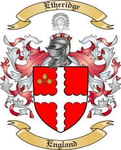 Etheridge Family Crest from England2