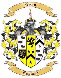 Evan Family Crest from England