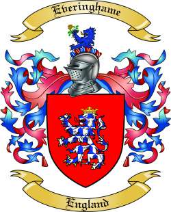 Everinghame Family Crest from England