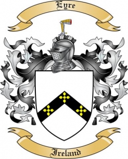 Eyre Family Crest from Ireland