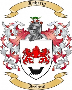 Faherty Family Crest from Ireland