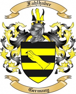 Fahlhaber Family Crest from Germany