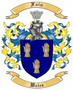 Fain Family Crest from Wales