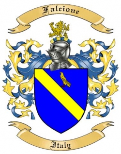Falcione Family Crest from Italy