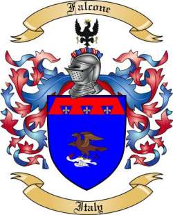 Falcone Family Crest from Italy2