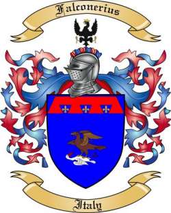 Falconerius Family Crest from Italy2