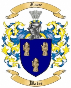Fane Family Crest from Wales