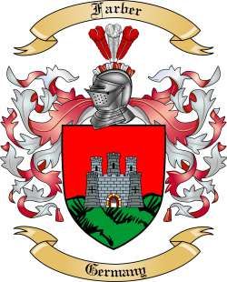 Farber Family Crest from Germany2