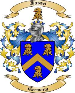 Fassel Family Crest from Germany