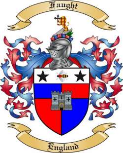 Faught Family Crest from England