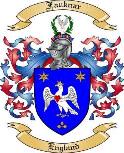 Fauknar Family Crest from England