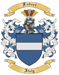 Faveri Family Crest from Italy
