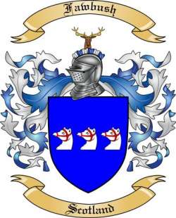 Fawbush Family Crest from Scotland