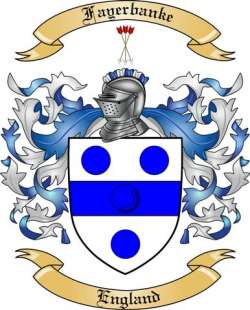 Fayerbanke Family Crest from England