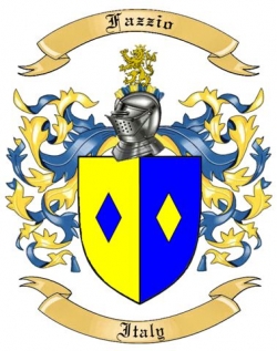Fazzio Family Crest from Italy