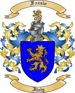 Fazzio Family Crest from Italy2