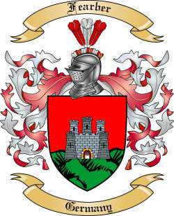 Fearber Family Crest from Germany