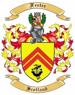 Feeter Family Crest from Scotland