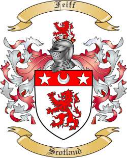 Feiff Family Crest from Scotland