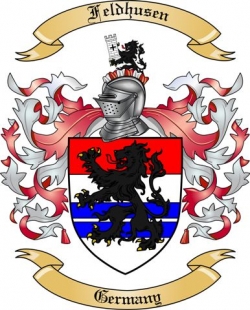 Feldhusen Family Crest from Germany
