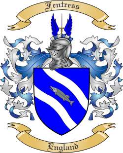 Fentress Family Crest from England