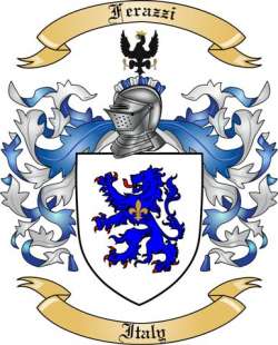 Ferazzi Family Crest from Italy