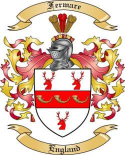 Fermare Family Crest from England2