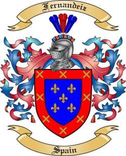 Fernandeiz Family Crest from Spain