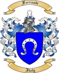 Ferrante Family Crest from Italy