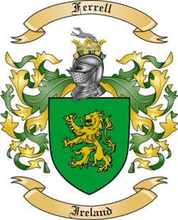 Ferrell Family Crest from Ireland