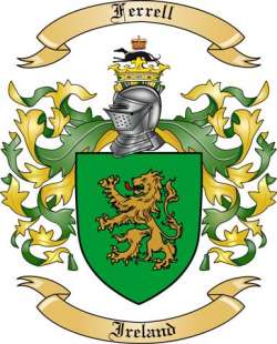 Ferrell Family Crest from Ireland2