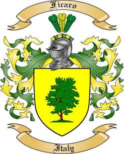 Ficaro Family Crest from Italy