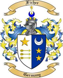 Ficher Family Crest from Germany