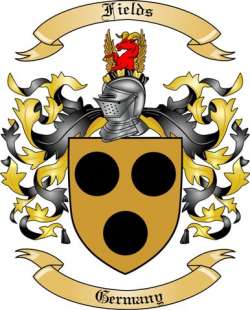Fields Family Crest from Germany