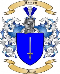 Fierro Family Crest from Italy2