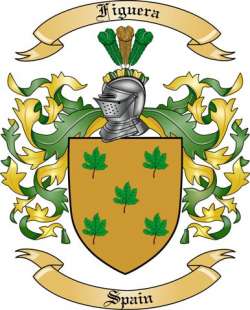 Figuera Family Crest from Spain