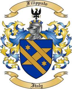 Filippato Family Crest from Italy2