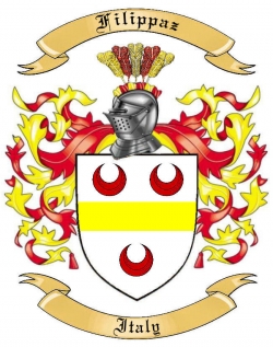 Filippaz Family Crest from Italy