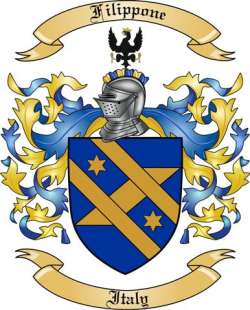 Filippone Family Crest from Italy2