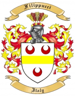 Filippucci Family Crest from Italy