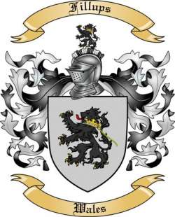 Fillups Family Crest from Wales2