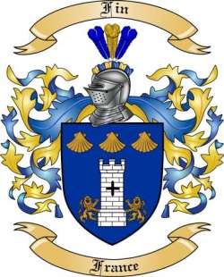 Fin Family Crest from France