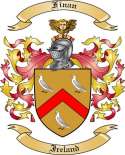 Finan Family Crest from Ireland