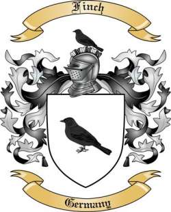 Finch Family Crest from Germany
