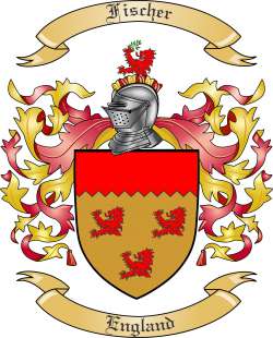 Fischer Family Crest from England