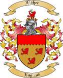 Fisher Family Crest from England