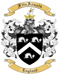FitzArnold Family Crest from England